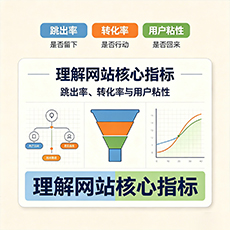 大成建站-理解网站核心指标：跳出率、转化率与用户粘性